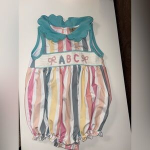 Southern Darlin Smocks Bubble Romper